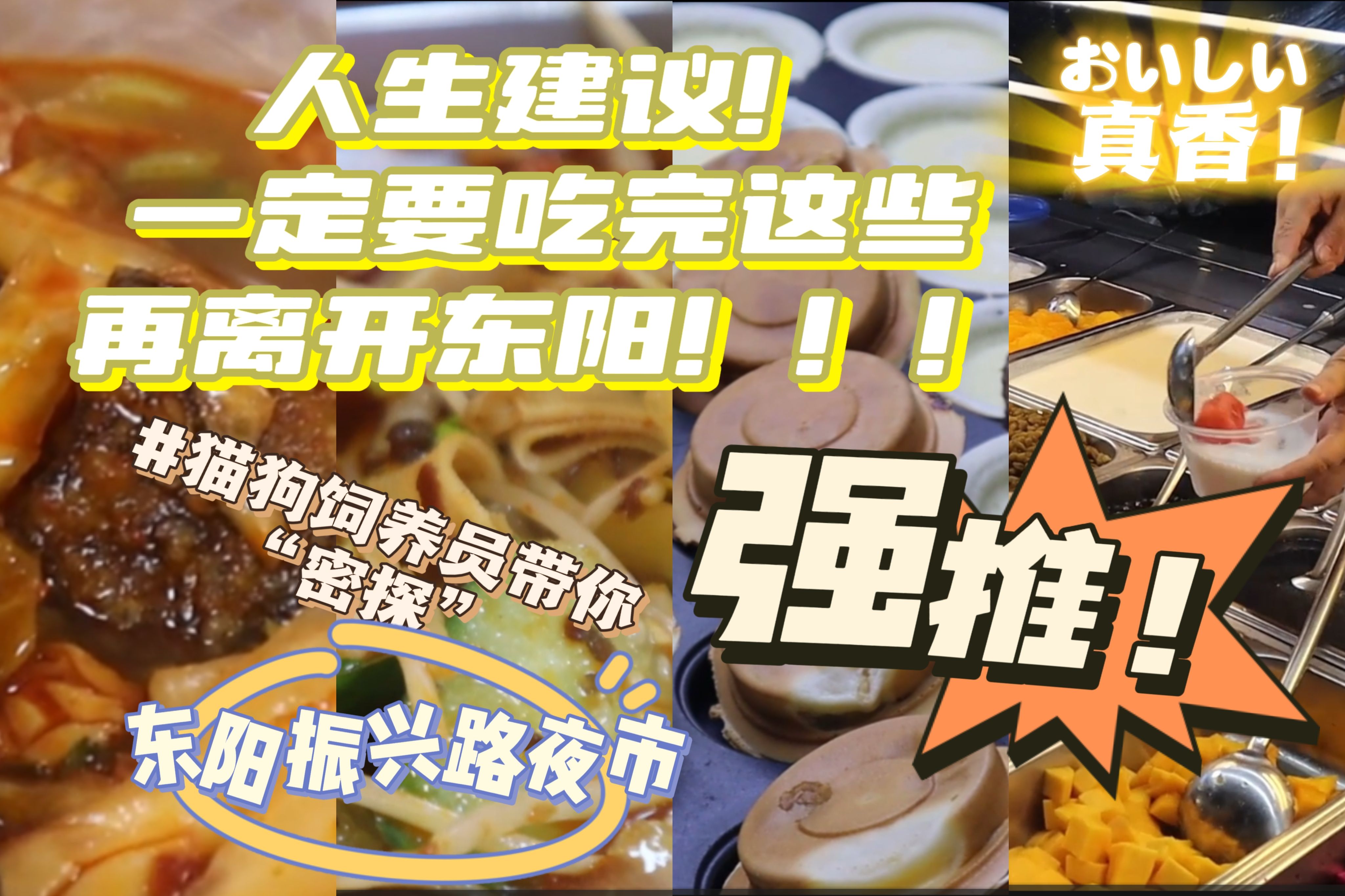 东阳夜市美食哪家强?猫狗饲养员带你“探秘”东阳振兴路夜市哔哩哔哩bilibili