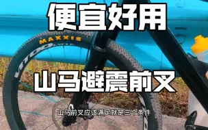 Video herunterladen: 便宜好用山马避震前叉推荐