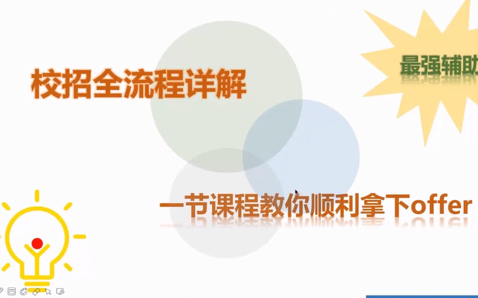 [图]【校招“大”秘籍】与校园招聘相关的40分钟深度课程