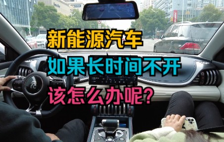 新能源纯电车,电池会有损耗,那么长时间不开该怎么办呢?哔哩哔哩bilibili