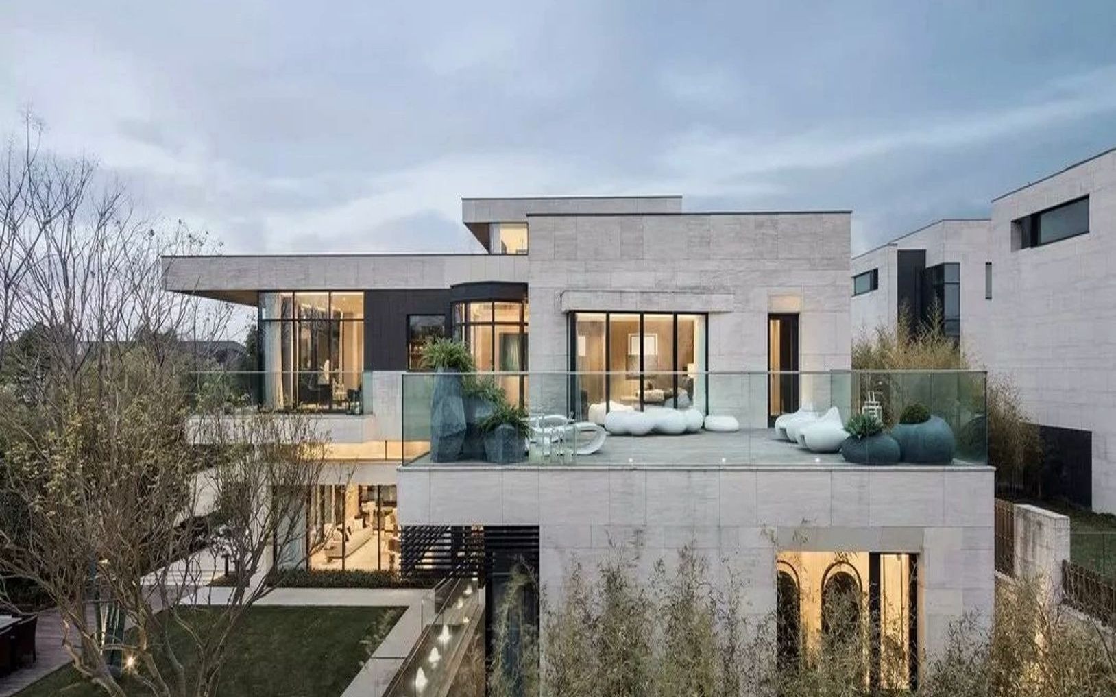 邱德光室内设计作品 #别墅案例 邱德光力作:苏州棠北豪宅设计 #知末