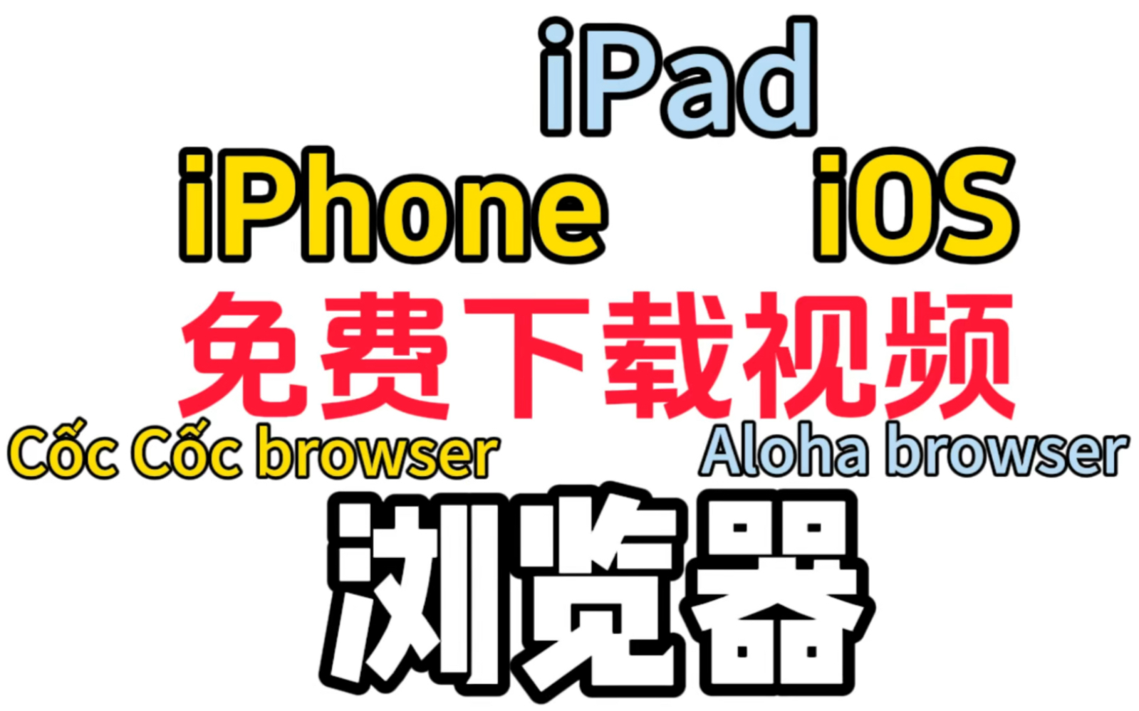 iPhone iPad免费下载视频浏览器介绍!苹果iPhoneiPad免费下载视频浏览器介绍!苹果手机苹果平板下载视频浏览器介绍!哔哩哔哩bilibili