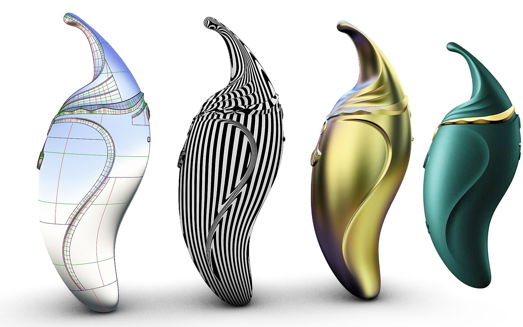 rhino7产品高级曲面建模表现(课程补充实例)