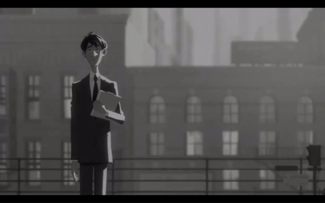 [图]动画短片《纸人》paperman