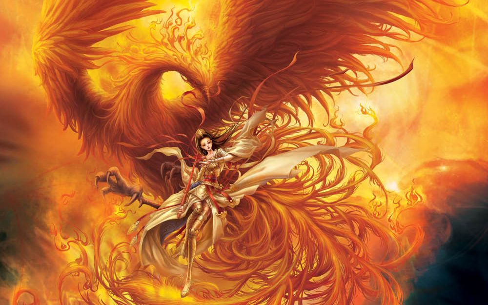 游戏动画出现的火凤凰_哔哩哔哩 (゜-゜)つロ 干杯~-bilibili