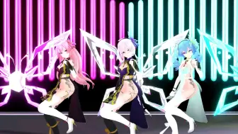 Download Video: 【MMD】Girls-弱音＆巡音＆初音