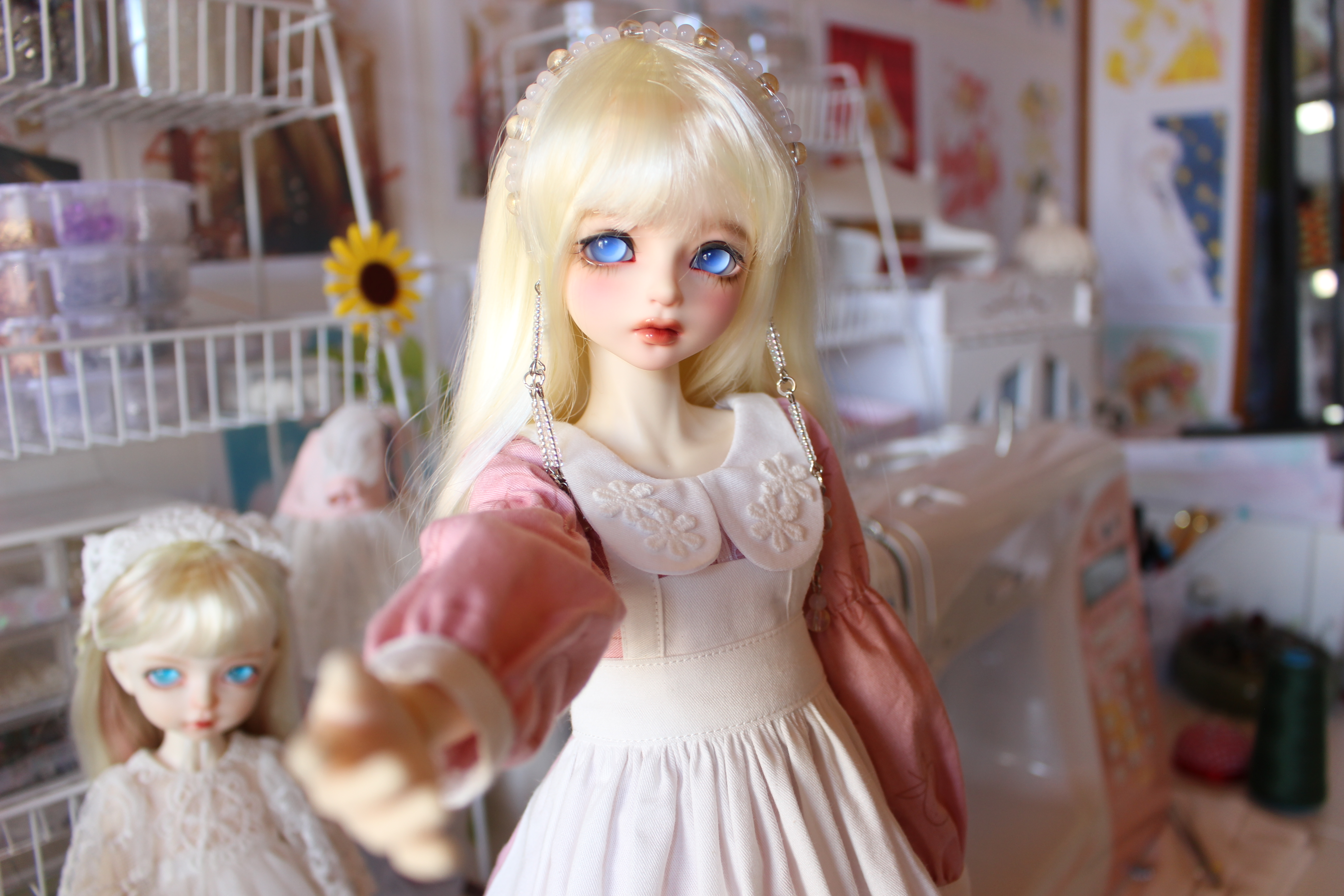 bjd#bjd娃衣成品欣赏,模特myou苏珊娜(2代大球体)