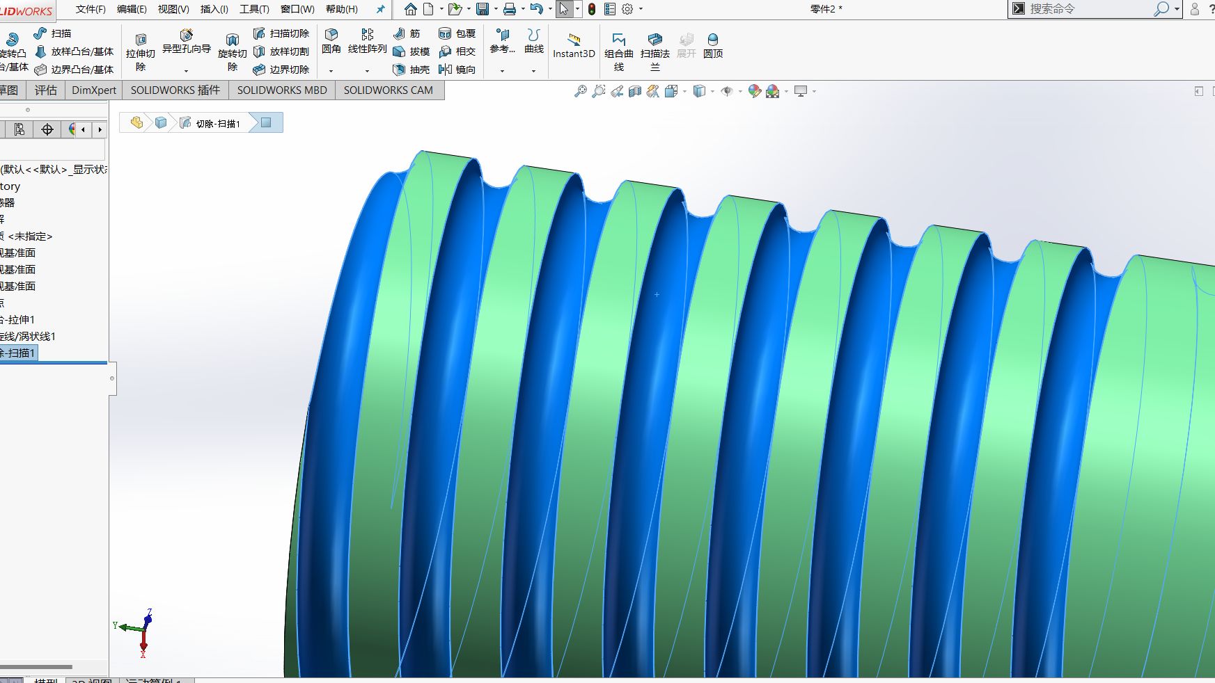 【Solidworks】画滚珠丝杠方法哔哩哔哩bilibili