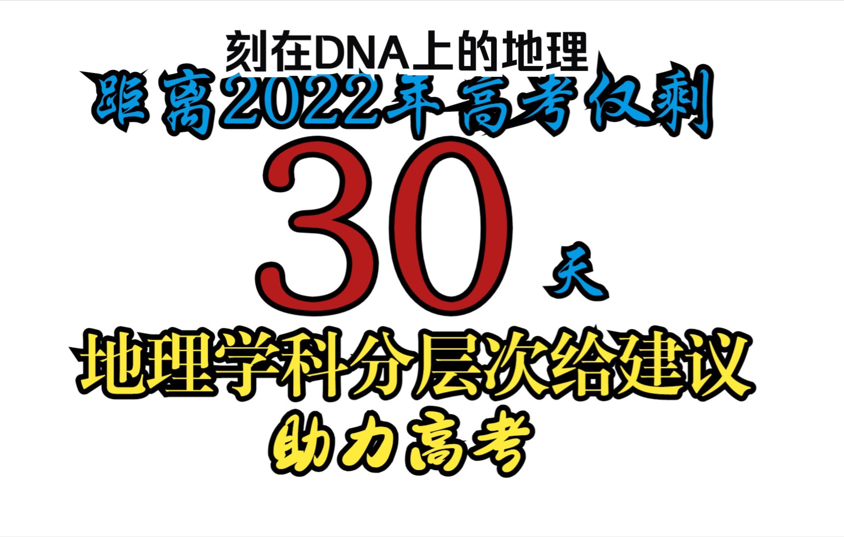 【高考助力】2022年高考地理学科分层次提分建议.提分秘籍!贴心备考!干货分享!哔哩哔哩bilibili