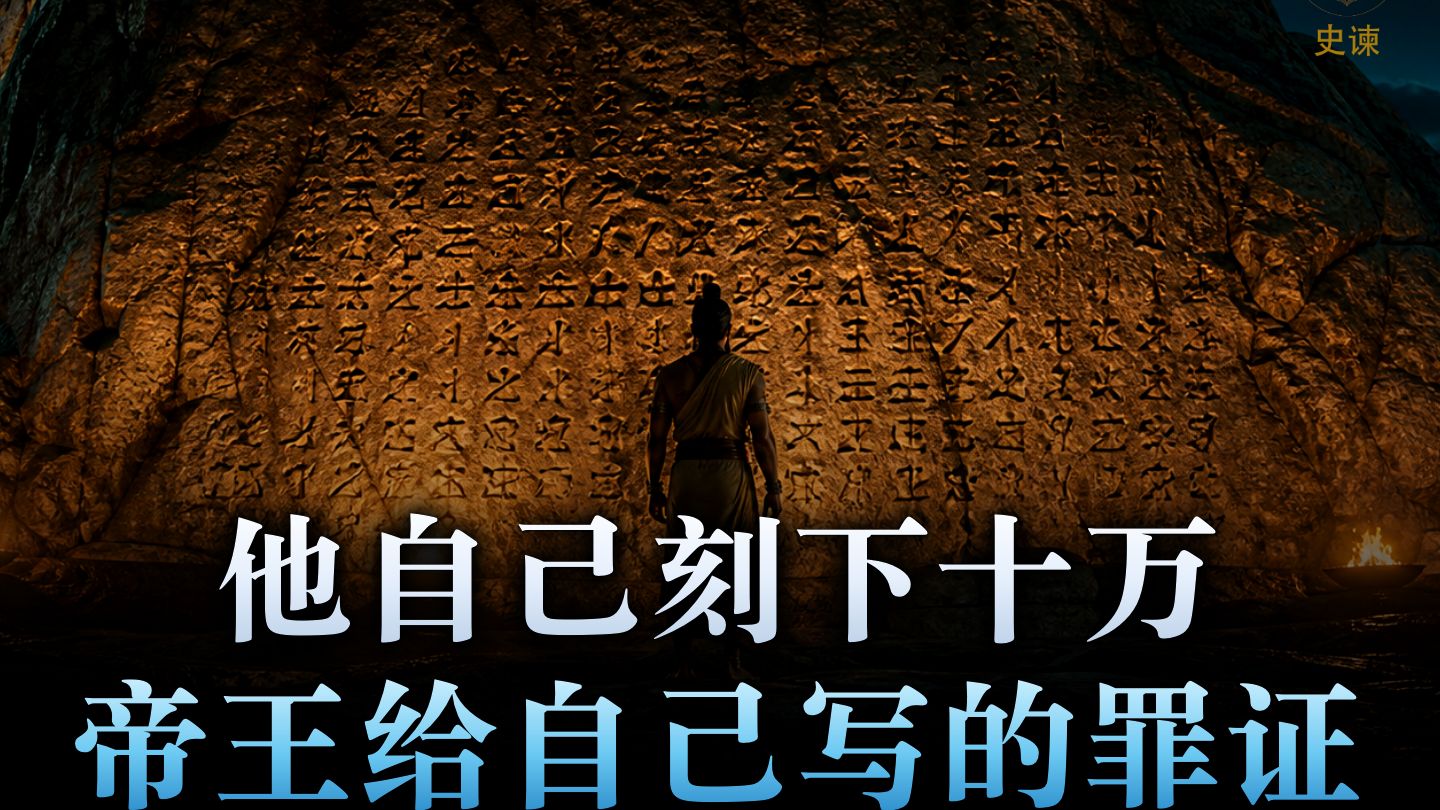 十万人死在他手里，他自己刻了下来