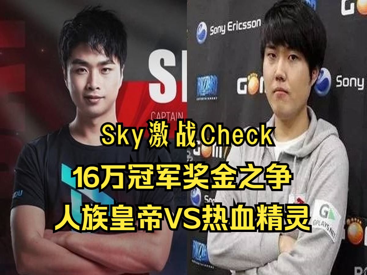 Sky对阵Check,16万冠军奖金之争!IEST2009决赛,魔兽争霸3电子竞技热门视频