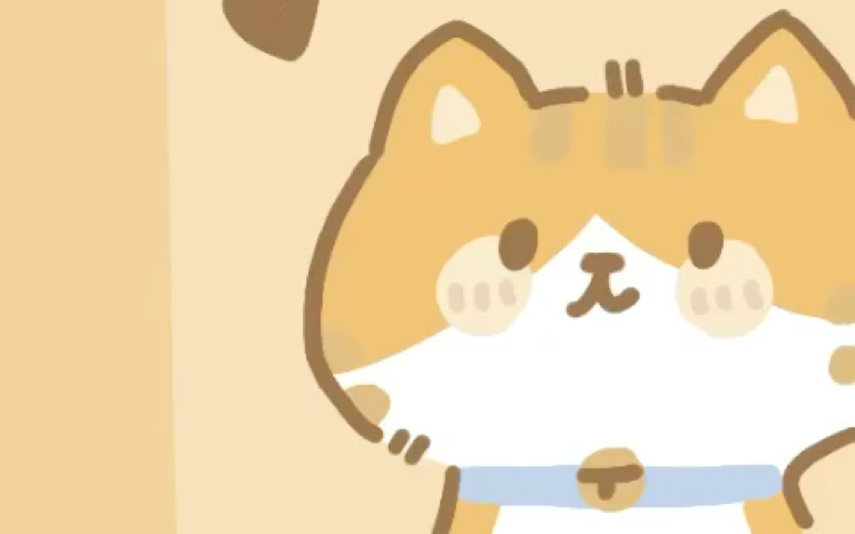 【ipad绘画】小橘猫 手机壁纸