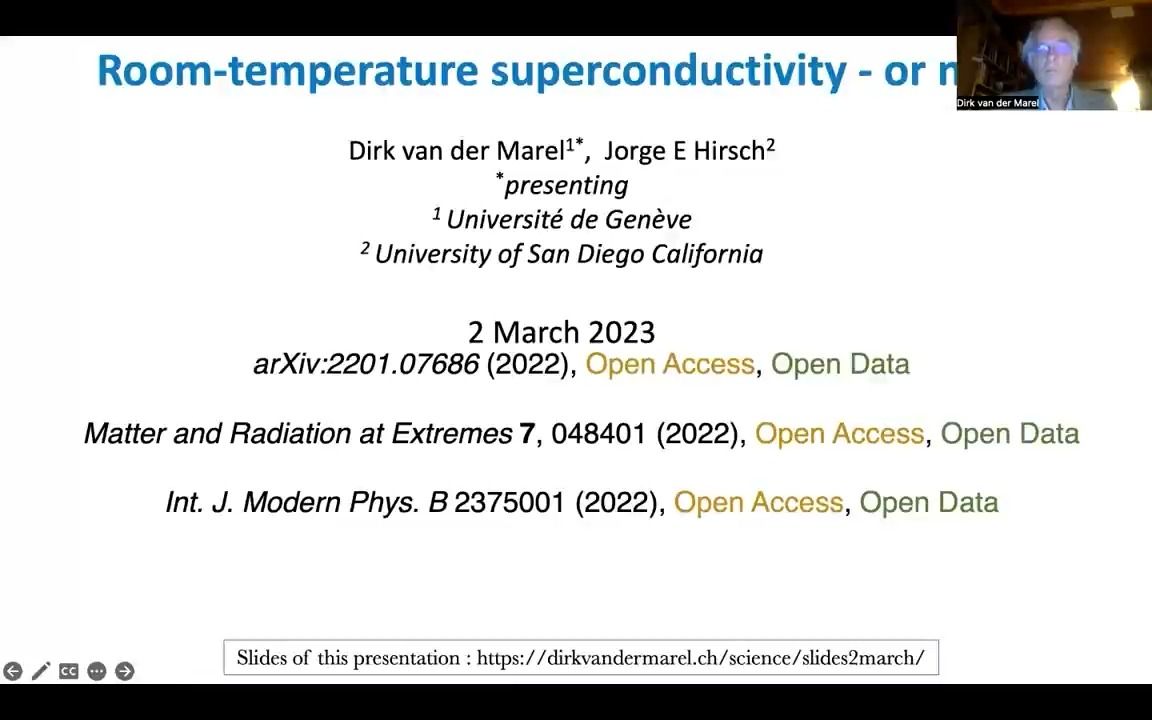 室温超导现象或者没有作者 Dirk van der Marel哔哩哔哩bilibili
