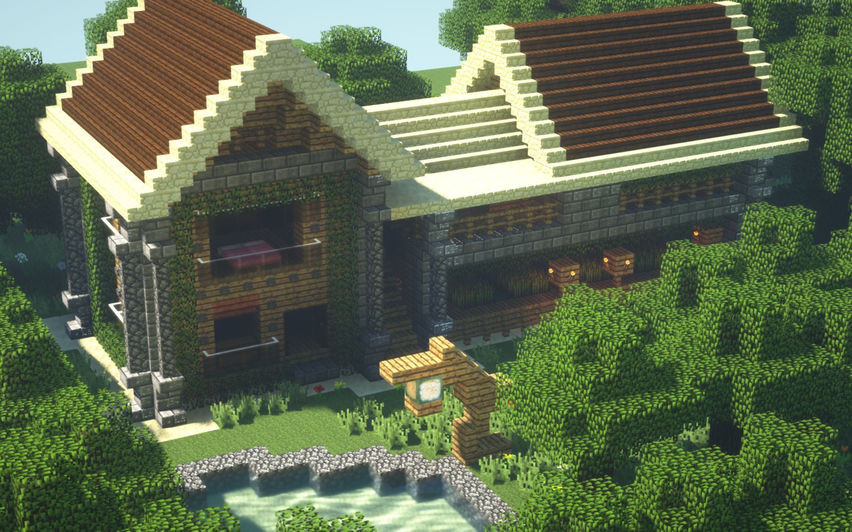 【我的世界】建造一个中小型生存向屋子!