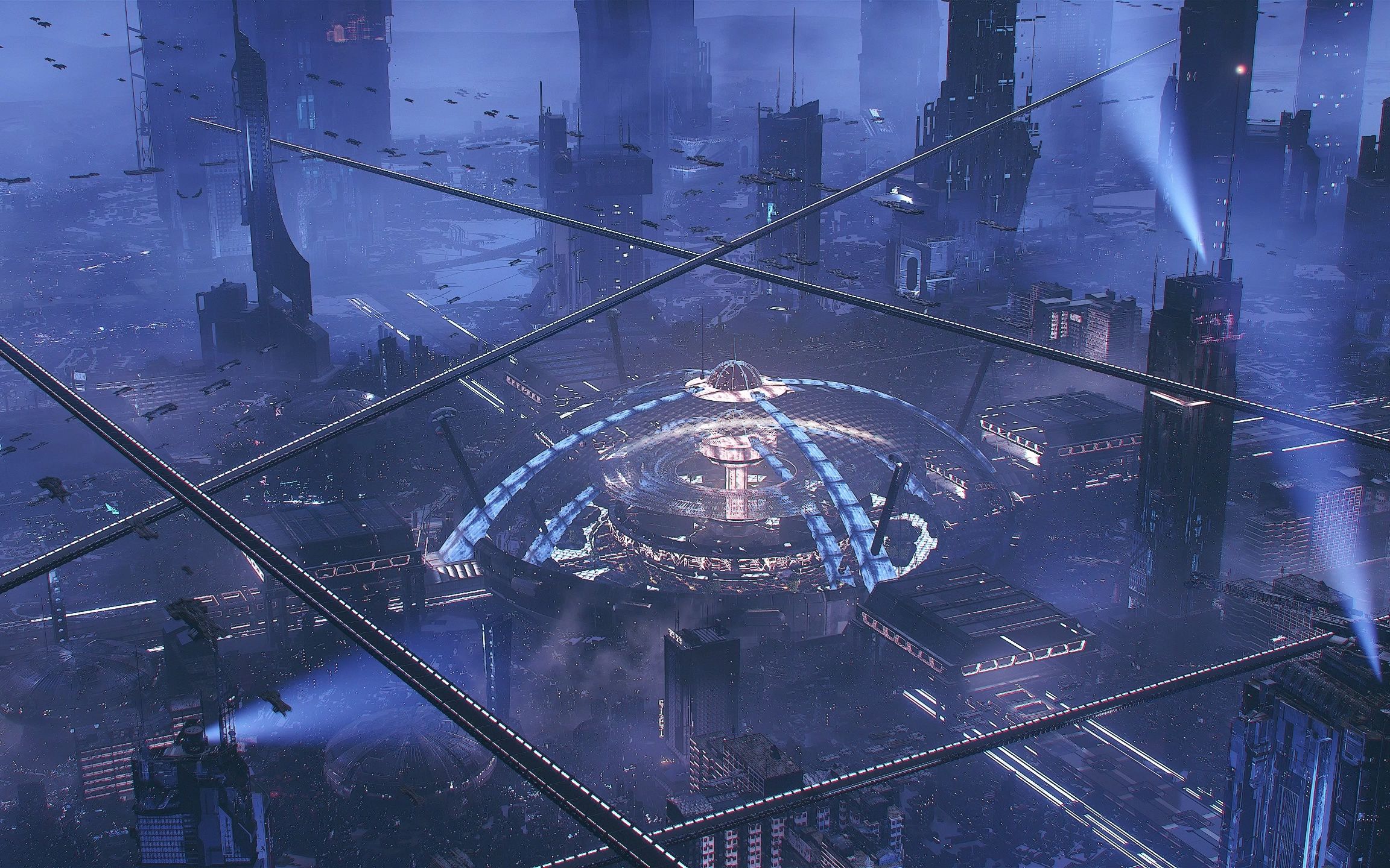 赛博朋克大场景,ue5,请各位小伙伴能给一点评论