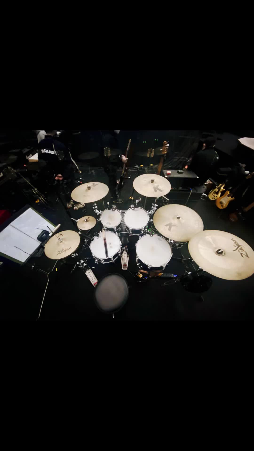 soundcheck鼓手王澜跨年倒计时炙热计划架子鼓