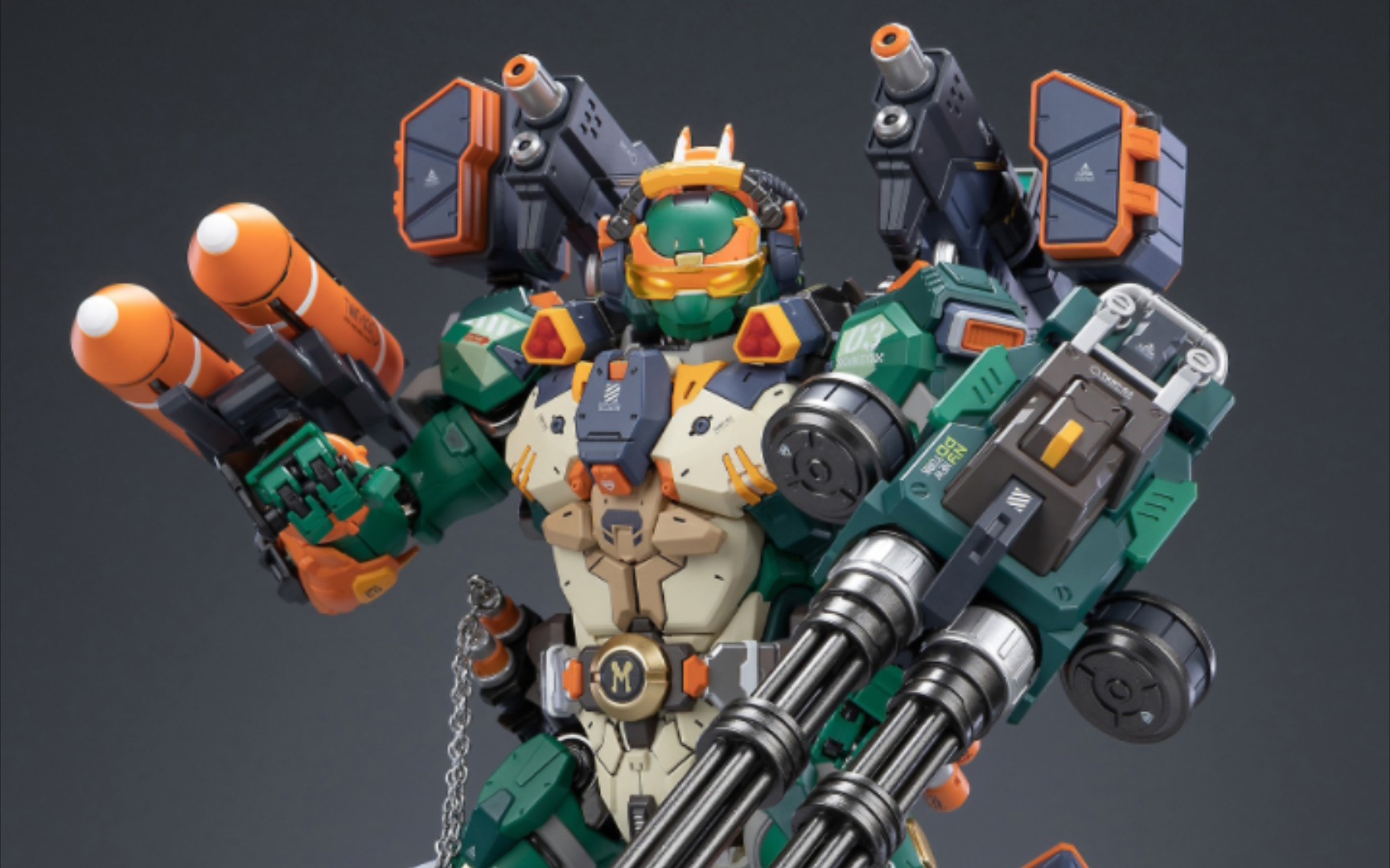 火仔动漫/响指动漫——机甲忍者龟 米开朗基罗 合金机甲成品 官图公布