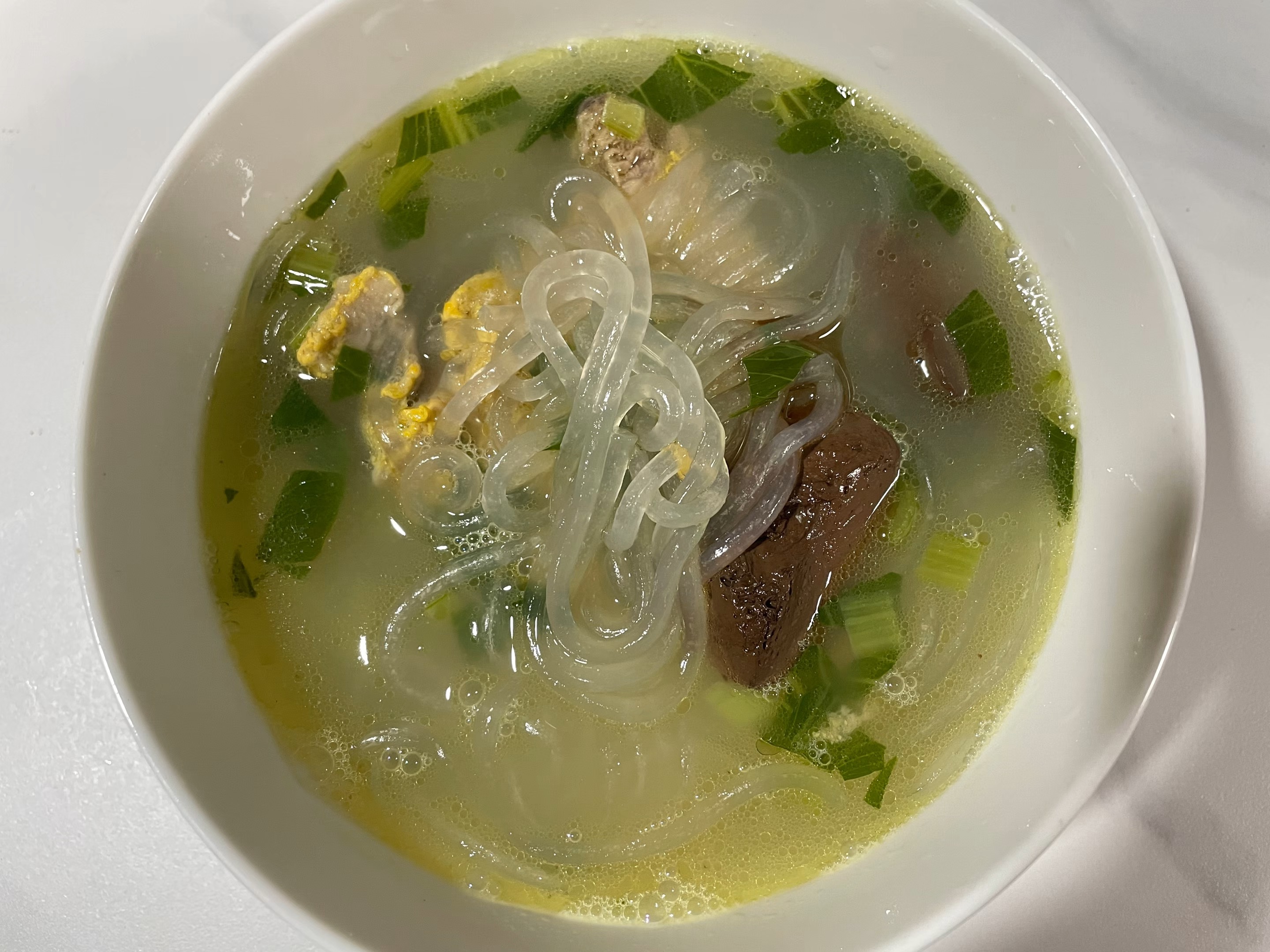 自己炖的鸡汤粉丝