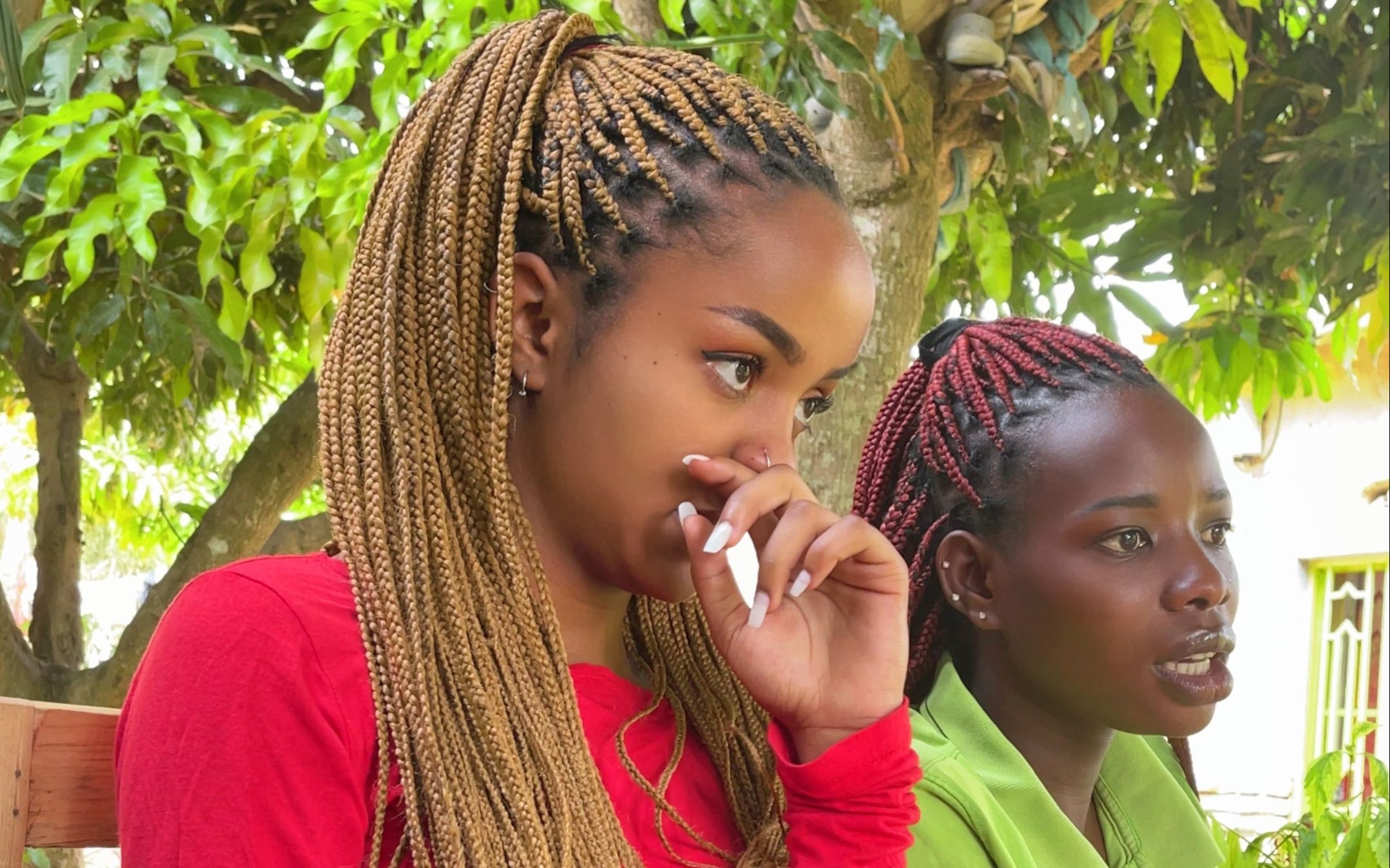 非洲卢旺达,第一混血美女,翻唱后来遇见他