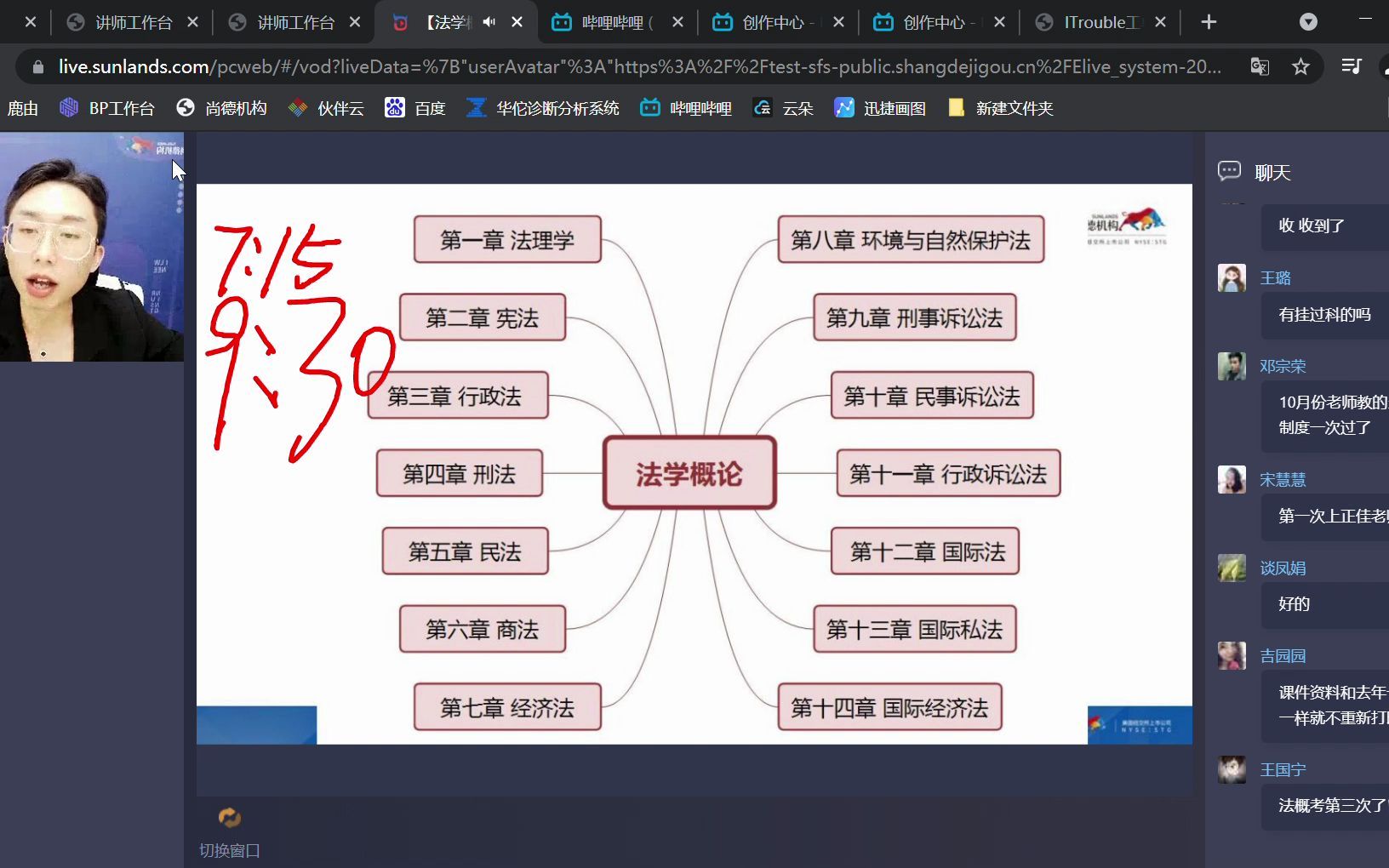 [图]自考 202210 考期 00040 法学概论 精讲 1