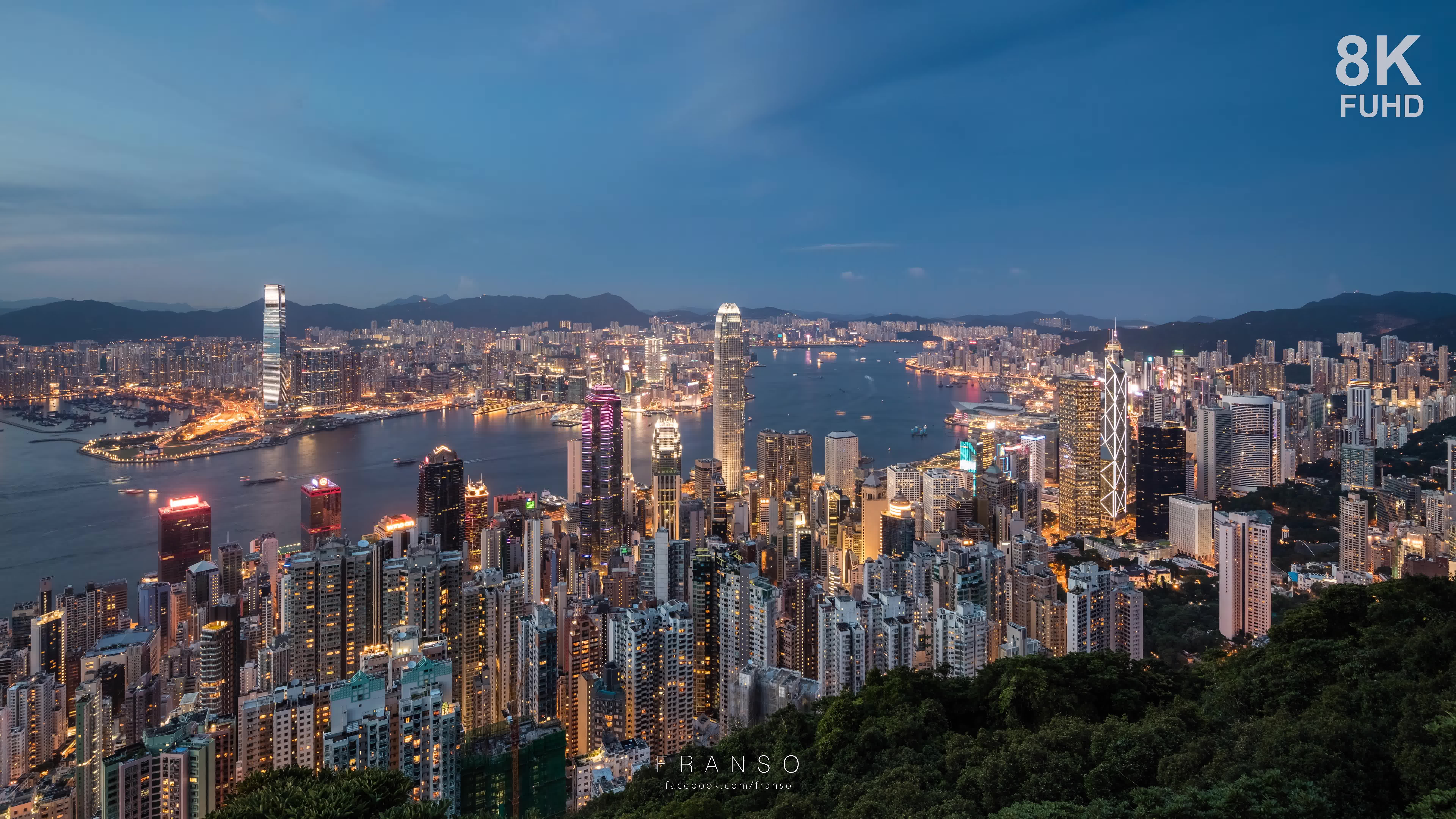 8k香港风光测试片,4k 60fps