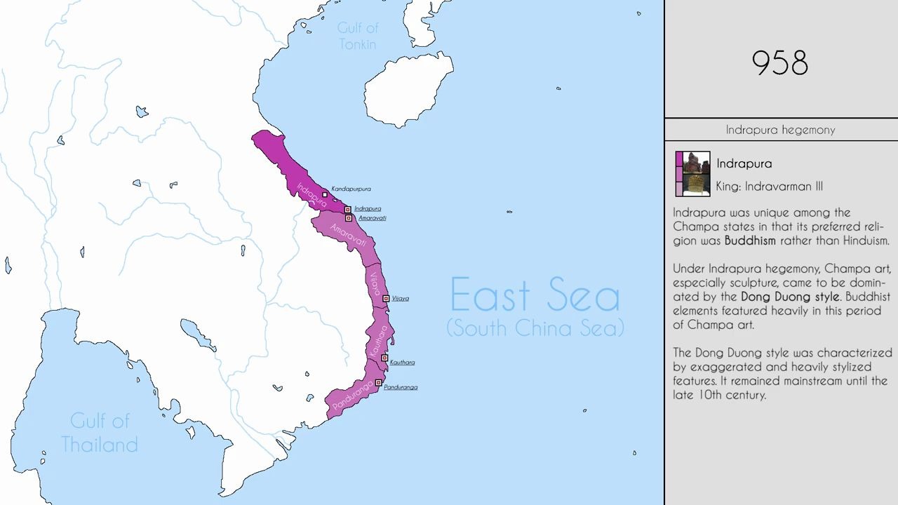 【东南亚历史】占婆版图变化哔哩哔哩bilibili