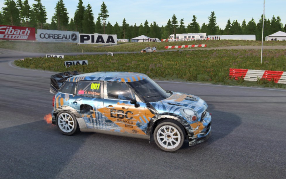 mini countryman 瑞典霍勒斯跨界拉力赛