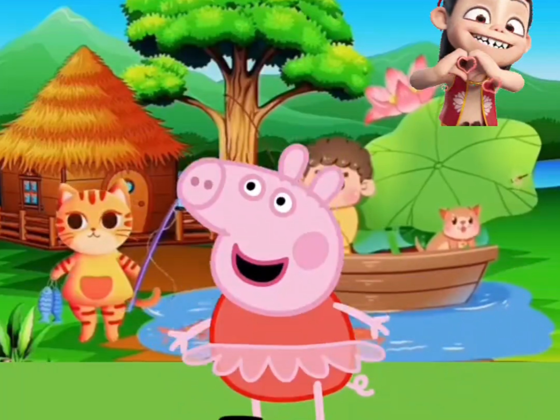 小猪佩奇玩泥巴!