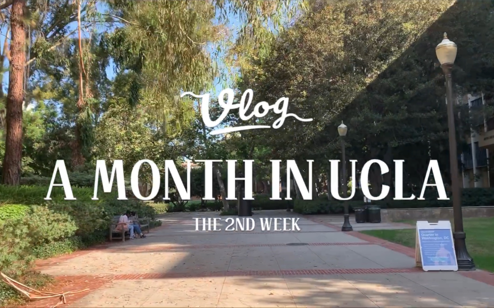 [图]Cvlog5 #A month in UCLA the second week 校园寻宝大赛 UCSB探访 学习生活日常 做义工