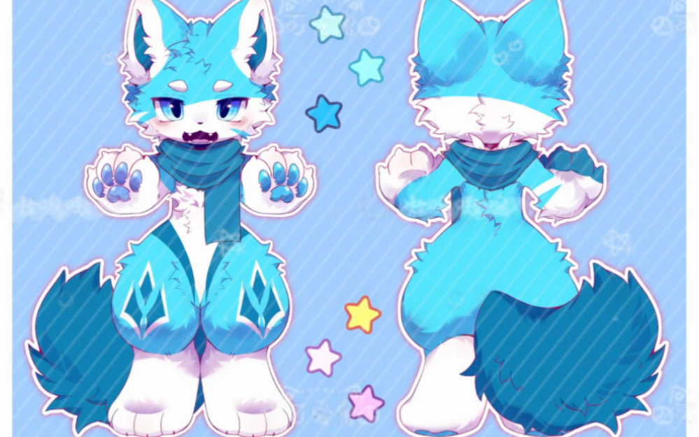 【兽设送设】一只可爱修狼,三连关注即可参与,感谢喜欢