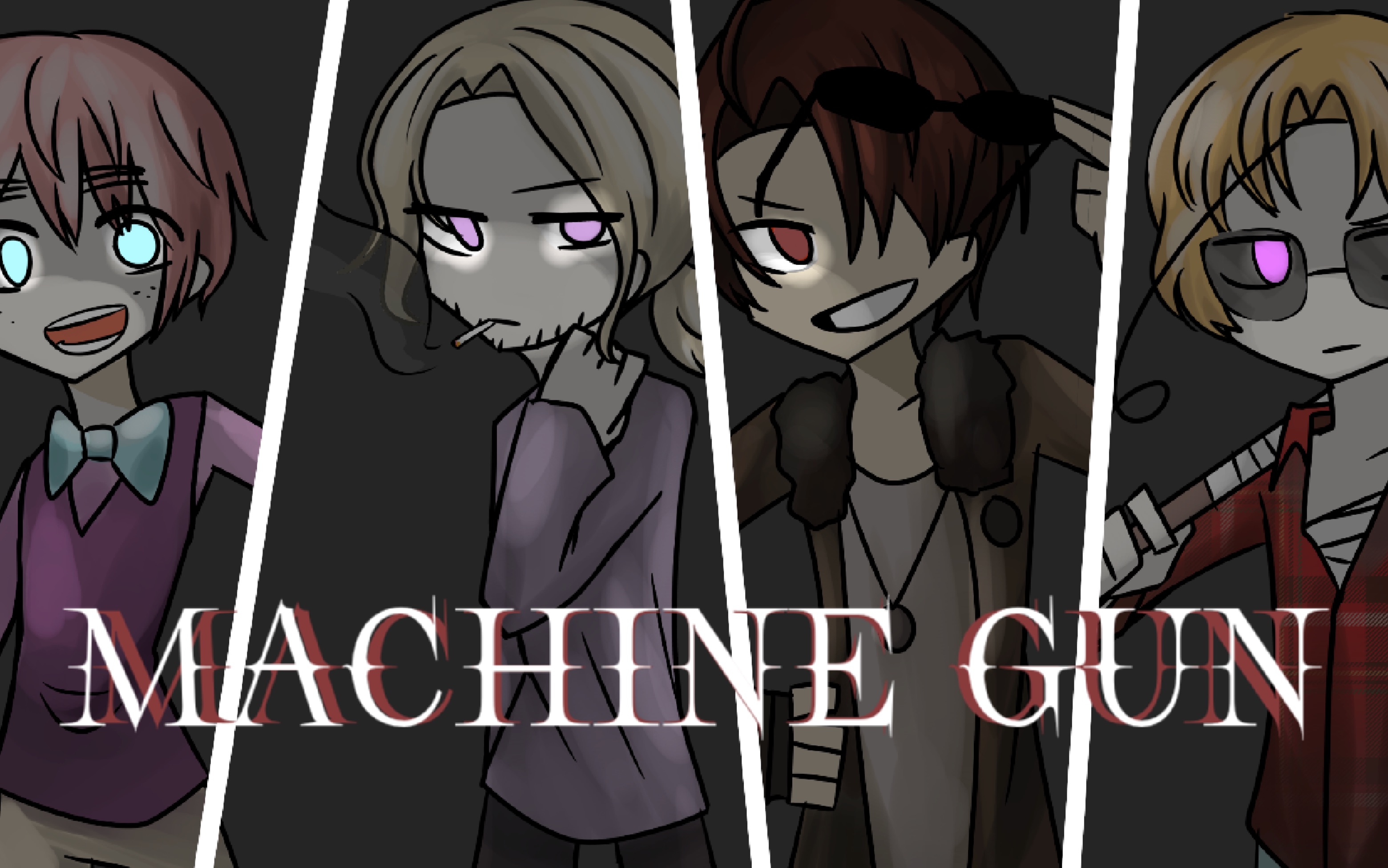 【aph/2p/meme】machine gun