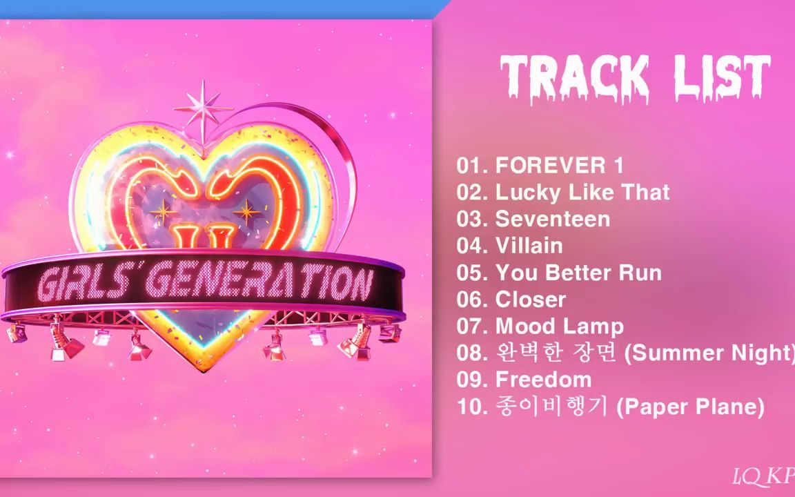 [Full Album] 少女时代 Girls Generation (SNSD)  FOREVER 1 新专歌曲收录哔哩哔哩bilibili