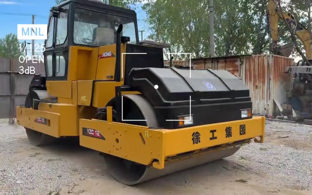 12吨双钢轮压路机徐工震动二手设备10吨全液压双驱