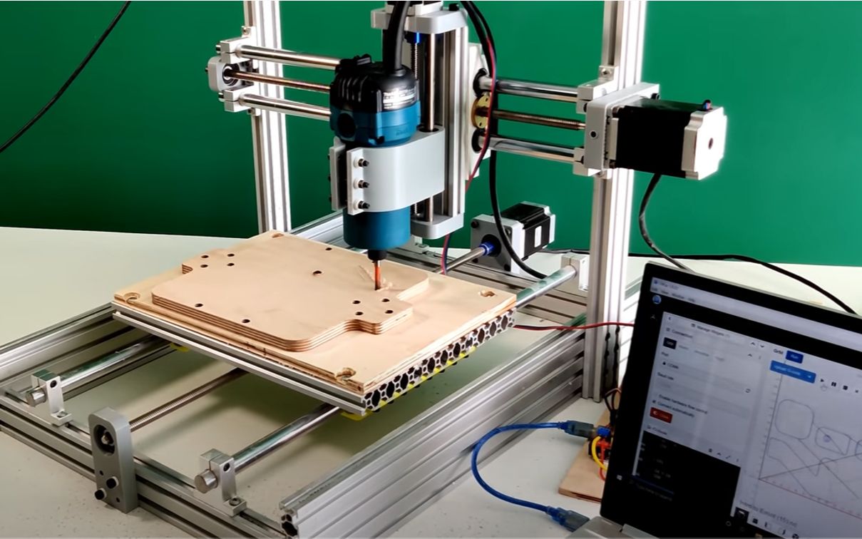 基于grbl制作强大的桌面数控机床 || 三轴铣床_哔哩哔哩_bilibili