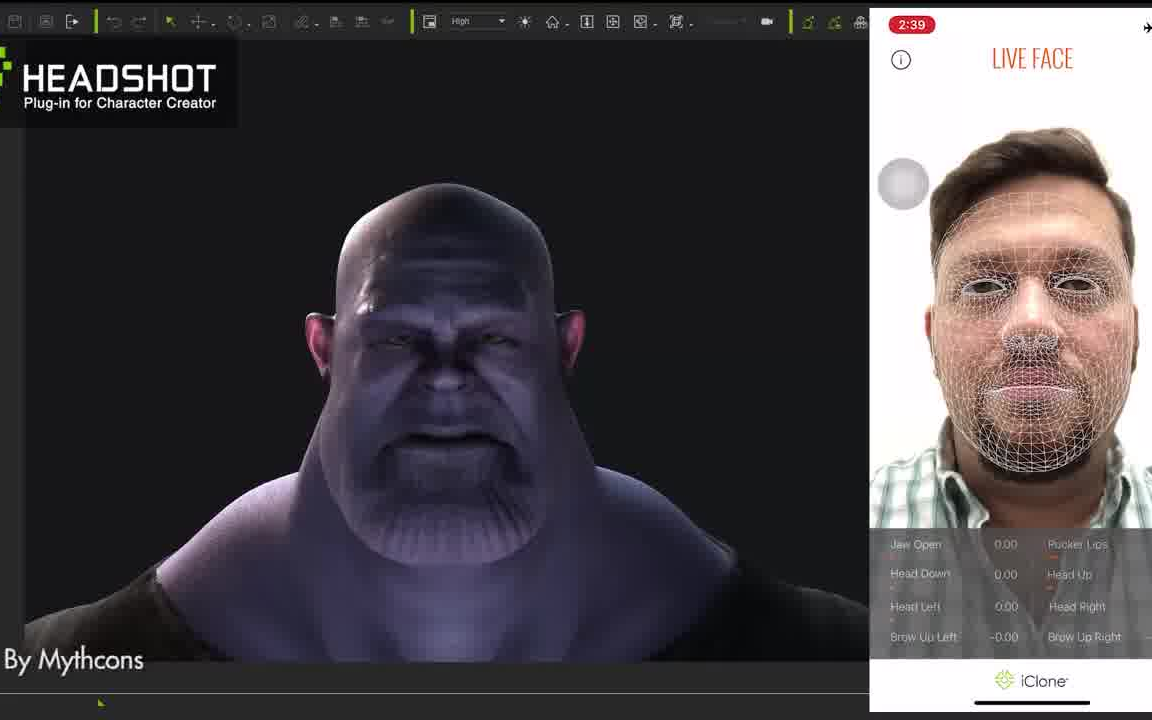 Thanos 3D人物头像制作,用iClone LIVE Face为iPhone制作动画哔哩哔哩bilibili