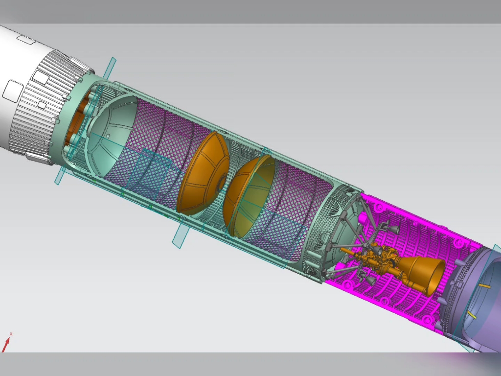 推出一款全新而强大的火箭内构版模型,火箭模型的终极形态,猜猜是啥型号哔哩哔哩bilibili