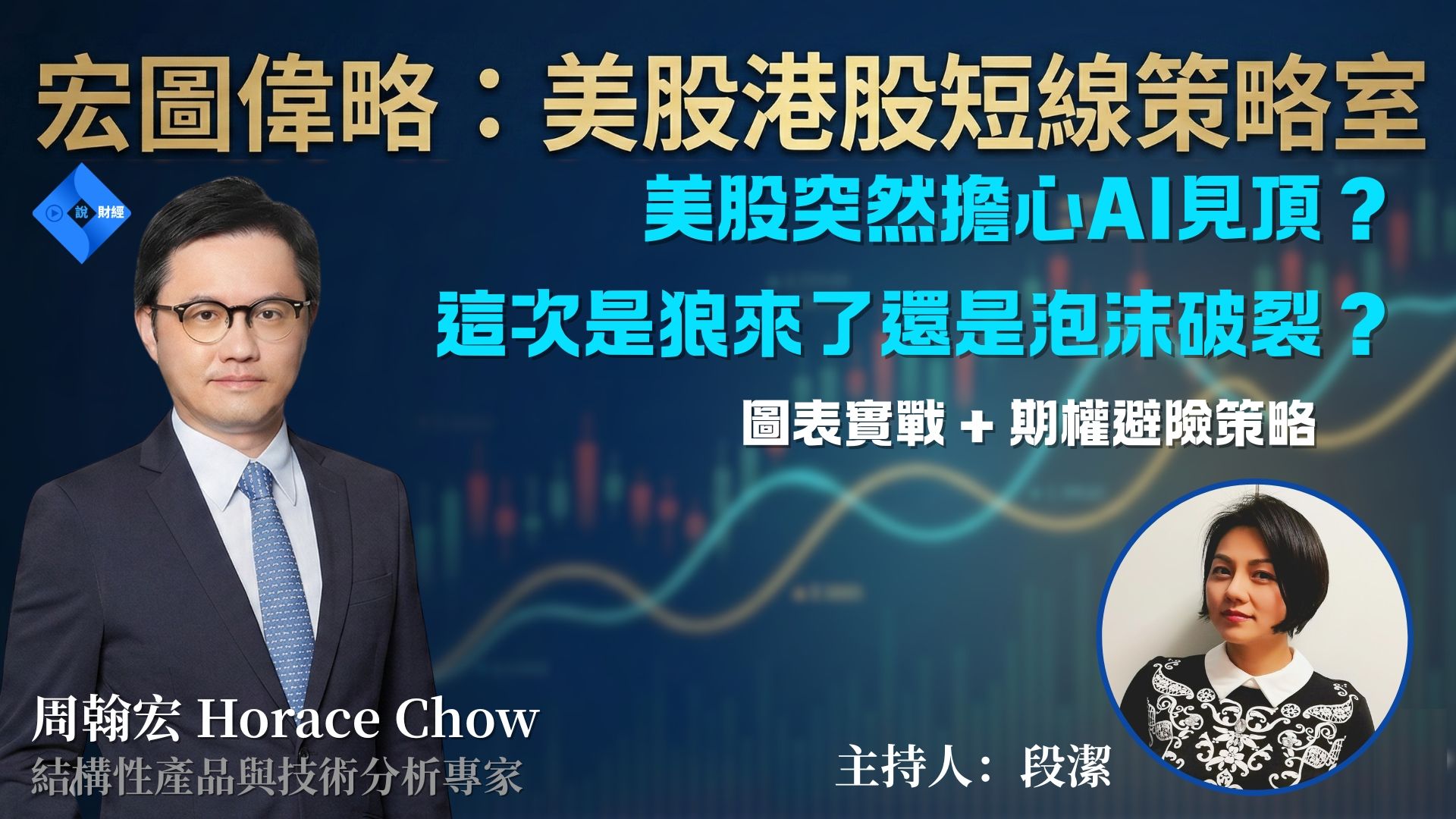 【宏圖偉略】美股突然擔心AI見頂？這次是狼來了還是泡沫破裂？—— 圖表實戰 + 期權避險策略