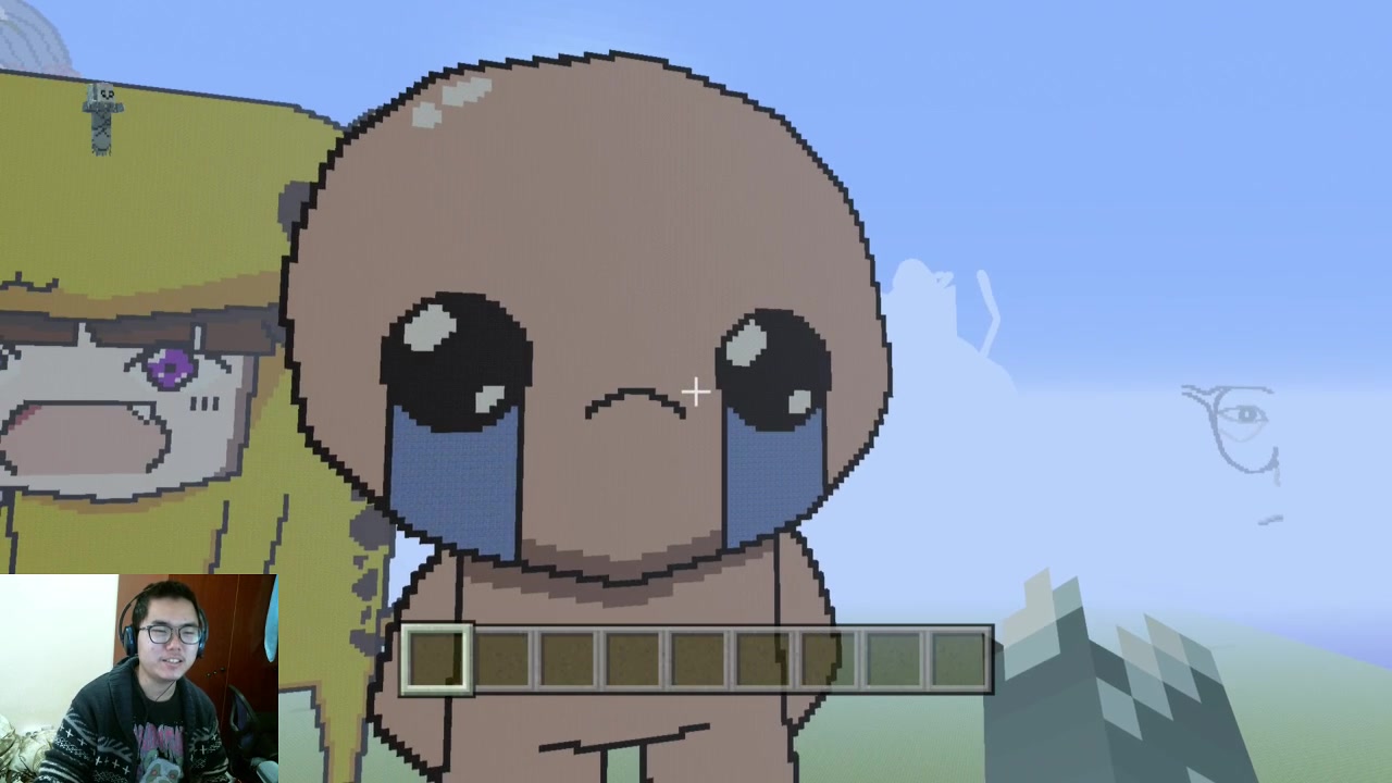 【旁白君】mc像素,哭哭以撒的结合来了_哔哩哔哩 (゜-゜)つロ 干杯