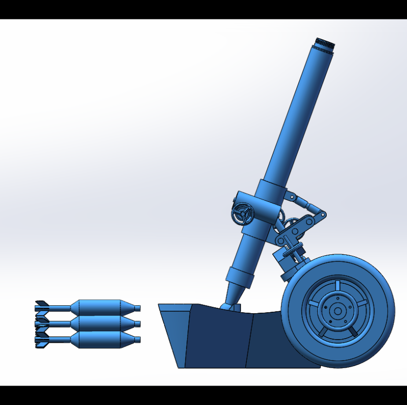 法国rtf1  120㎜迫击炮模型进度1