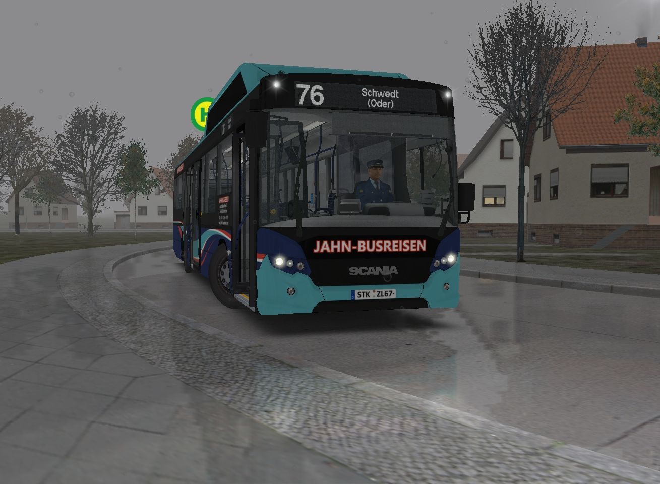 驾驶斯堪尼亚citywide le在官方地图76路