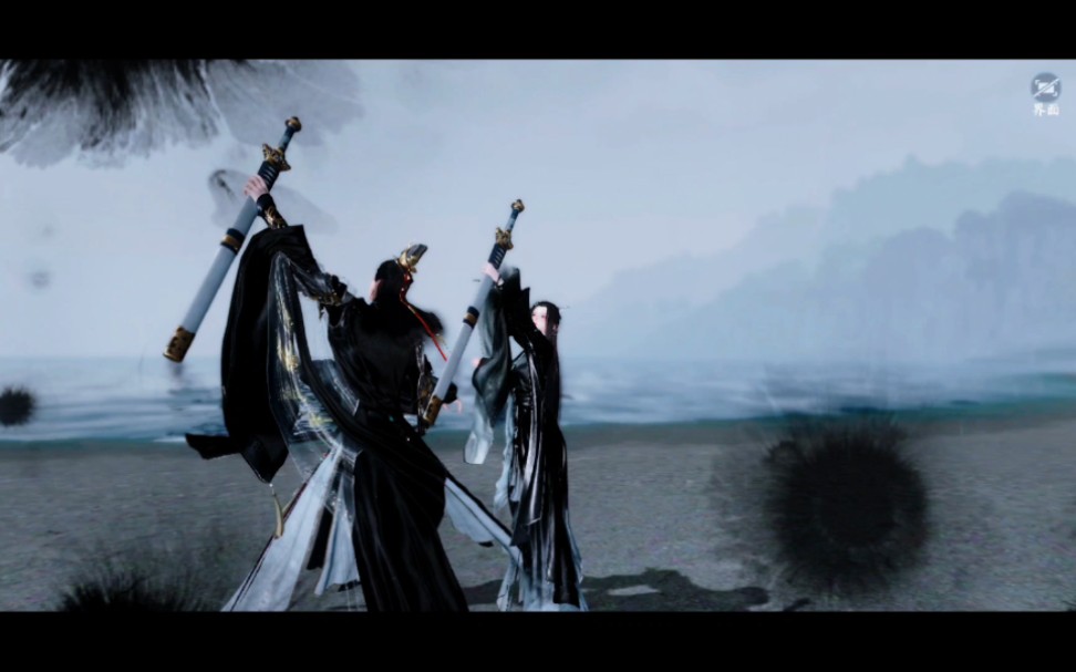 【逆水寒手游/龙吟】竹林,剑舞,属于江湖的浪漫