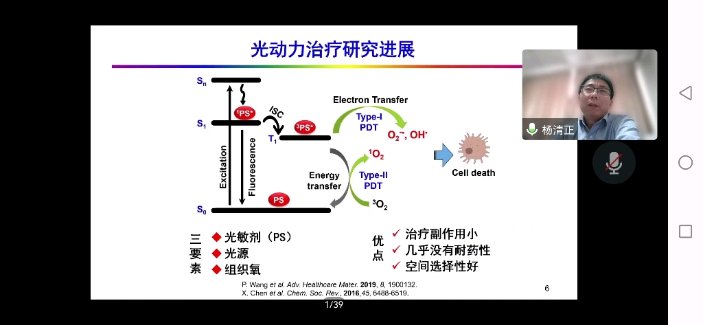 ž‹光动力治疗光敏剂 杨清正教授 北师范哔哩哔哩bilibili