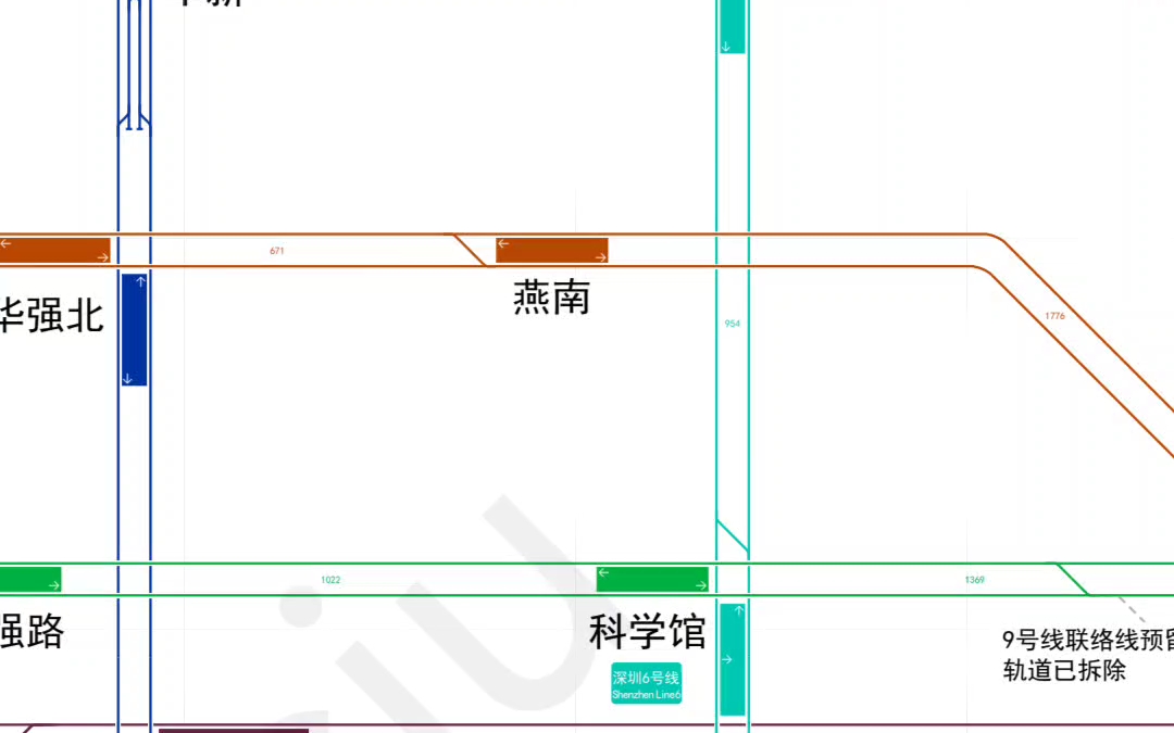 深圳地铁1号线配线图以及周边的线路哔哩哔哩bilibili