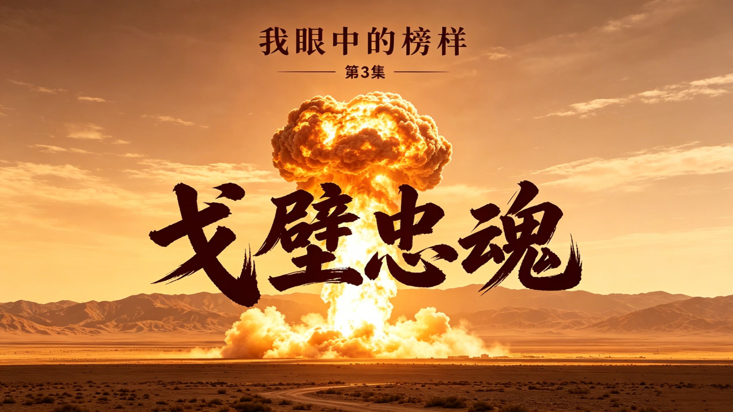 《我眼中的榜样 03》｜ 戈壁忠魂：邓稼先的一生，把名字埋进黄沙， 把脊梁留给了祖国！