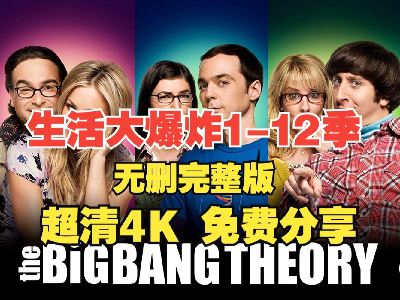 【超清中英】《生活大爆炸》全集 1-12季 网盘分享