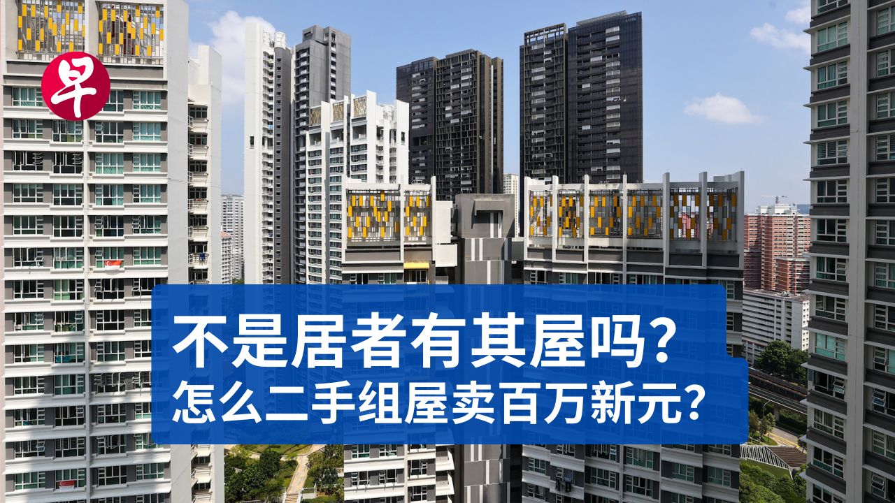 说好的居者有其屋呢?怎么新加坡两室一厅的二手组屋也卖到百万新元?哔哩哔哩bilibili