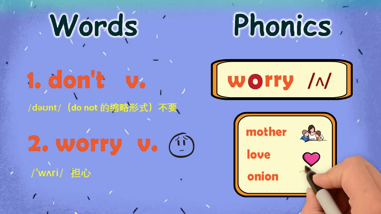 动画英语【小学版】3. Don't worry. 不用担心哔哩哔哩bilibili