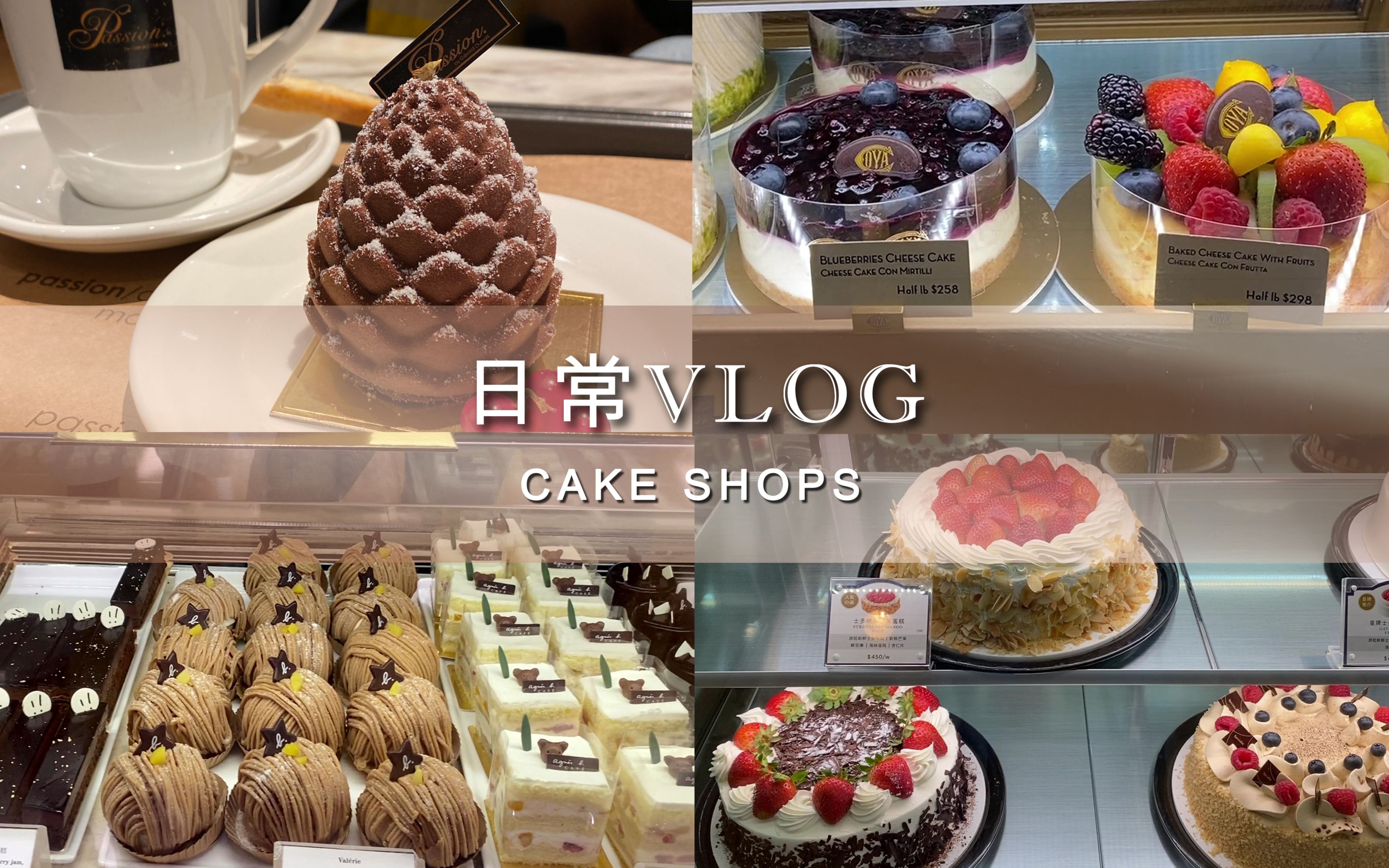 【日常Vlog】今天来逛蛋糕甜品店 | 看看香港商场的蛋糕店哔哩哔哩bilibili