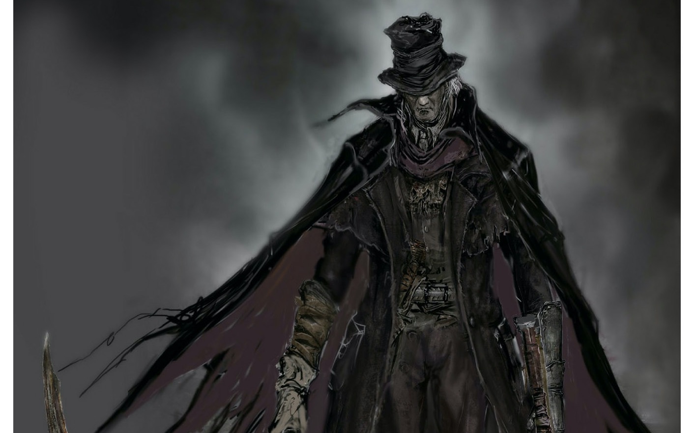 【收音机人】【bloodborne64】第一猎人杰尔曼无伤_哔哩哔哩 (゜-゜