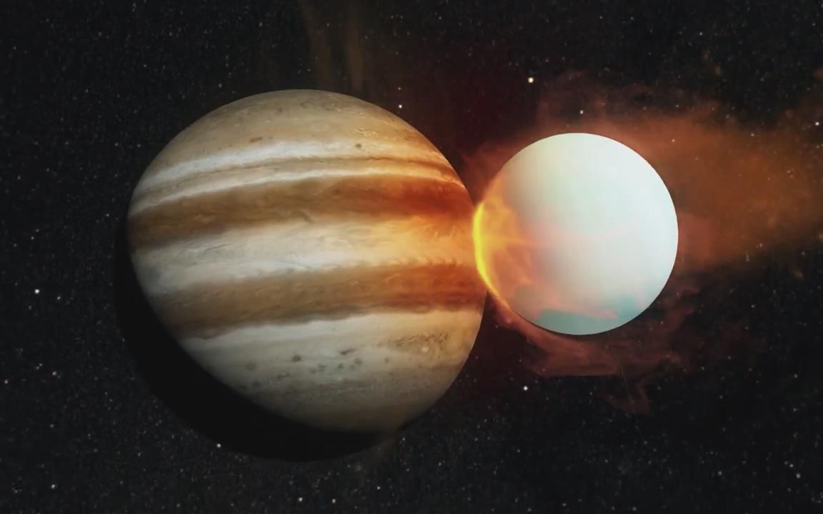 【国语配音科普系列】如果木星和天王星相撞会怎样